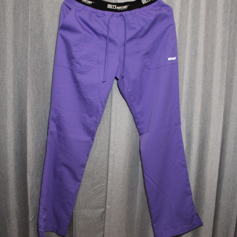 Greys anatomy purple scrub pants